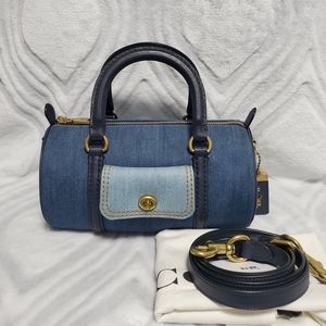 ❌SOLD❌ Coach 1941 Denim Barrel Bag 54494